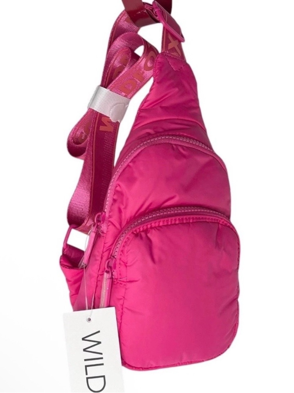 Wildfox Hot Pink Crossbody Sling Bag NWT - Picture 3 of 12